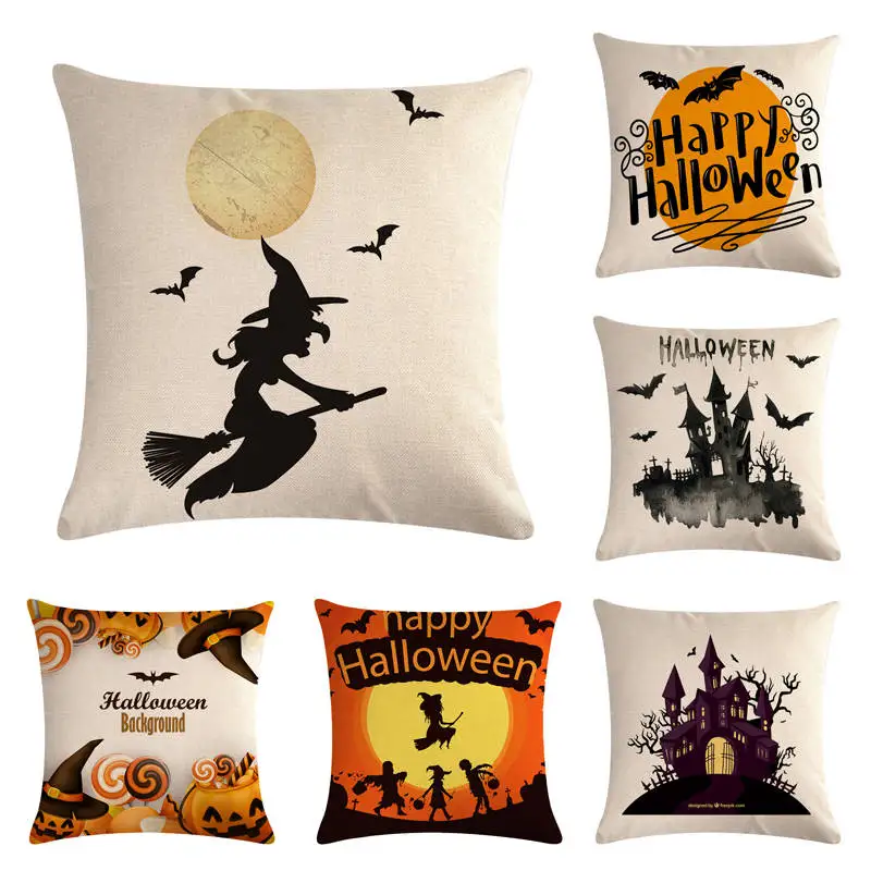 

Halloween - Carnival HomerDecor Cushion Cover Throw Pillowcase Pillow Covers 45 * 45cm Sofa Seat Cushion Decorative