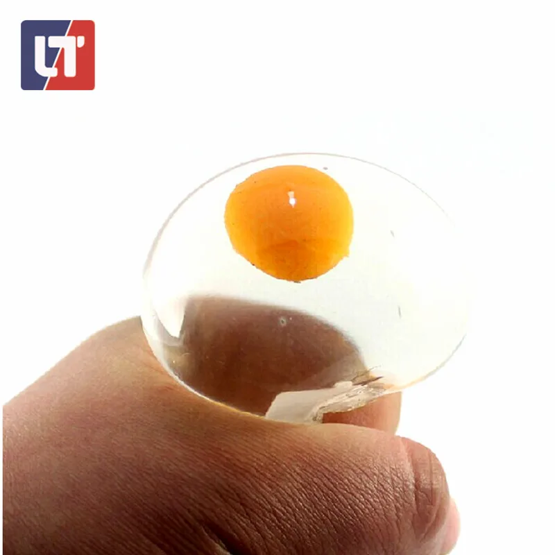 FUN Unbreakable Antistress One Yolk Egg Vent Water Polo Lizunov Jokes Squishy Smash Water Ball ...