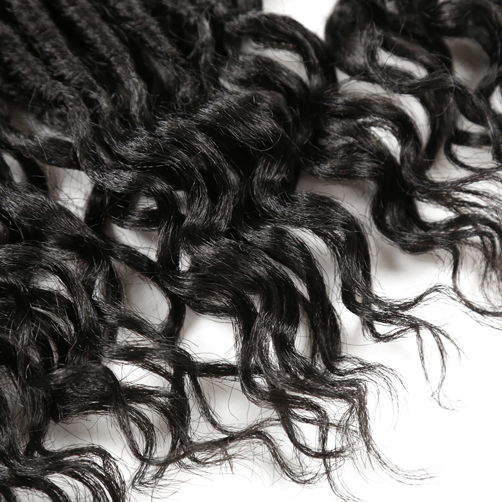 Us 4 68 46 Off Golden Beauty 20inch Goddess Faux Locs Crochet Braids Natural Synthetic Hair Extension 18stands Pack Ends On Aliexpress