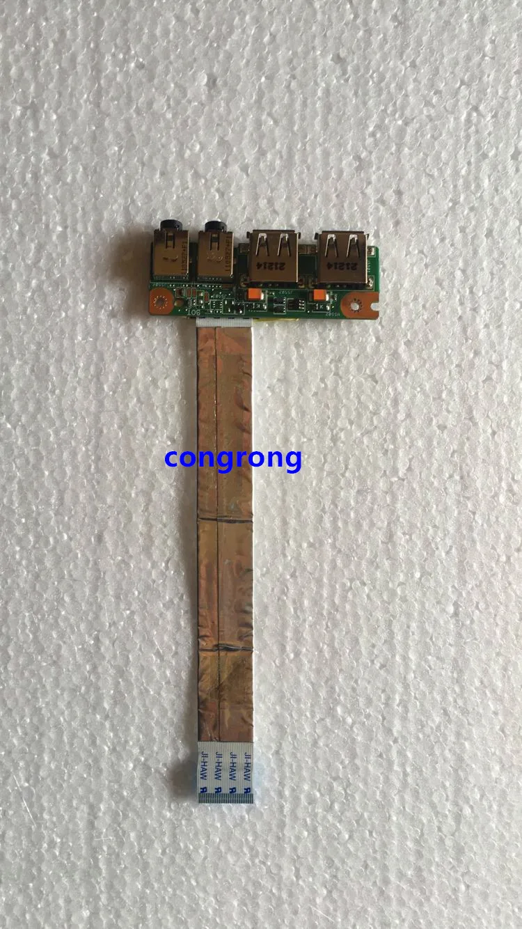 Genuine USB AUDIO JACK BOARD for K53 K53E K53SV K53SD A53S X53S K53S P53S IO w/ Ribbon | Компьютеры и офис
