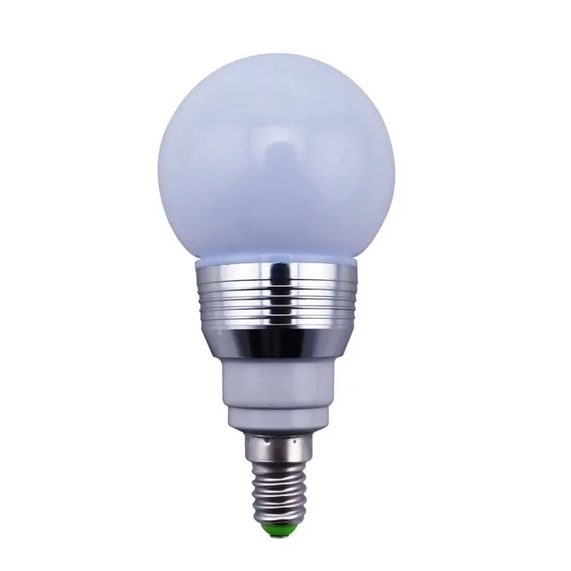 

Hot 16 Colors LED Ball Bulb E27 E14 B22 7W 85V-265V Remote Control Changing RGB LED Nigh Light Holiday Decor 60*110mm