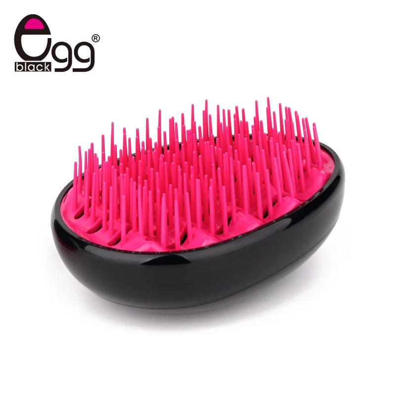 Black-Egg-Professional-Egg-Shape-Anti-Static-Styling-Tools-Nylon-Hair-Brush-Detangling-Comb-Salon-Hair