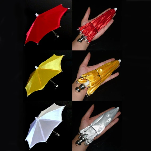 Super mini guarda-chuva em 21cm (vermelho/branco/cor amarela disponível)  truque mágico aparecendo palco magia acessório truque magia adereços -  AliExpress