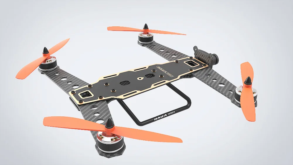 

DAYA-250 250MM Ultra Thin Pure Carbon Fiber Quadcopter Frame Kit with Special Integration Board w/ Ladning Gear