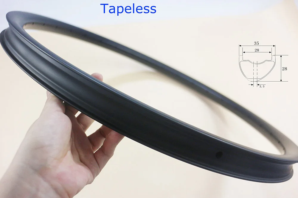 29er Asymmetrical 35 x 28mm mtb carbone rim offset AM DH customized 29