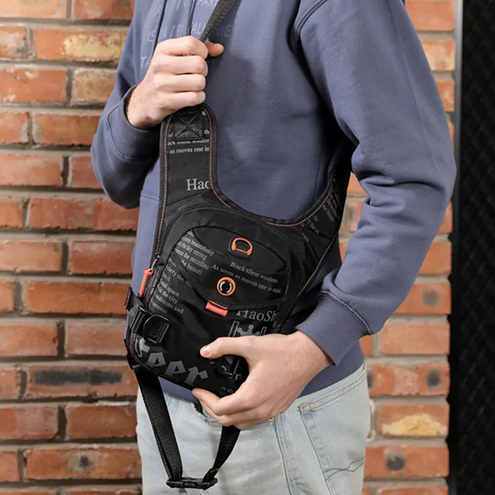 Мужская сумка для ног, поясная сумка с ремнем, набедренная сумка-мессенджер, сумки через плечо, регулируемая уличная сумка, модный ремень на плечо