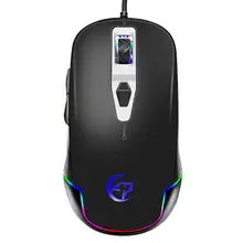 YWYT 3200 dpi 7 кнопок с колесом прокрутки Регулируемая оптика проводные мыши RGB ноутбук игровая мышь с световым режимом