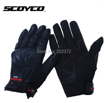 

SCOYCO MC12 full finger gloves racing motorcycle cycling Polyester fabric is protection shell glove