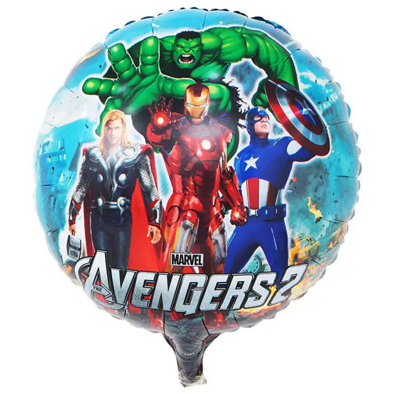 100 шт./лот Мстители вечерние шары 18 дюймов круглый Капитан Америка, Железный человек Человек-паук гелиевые шары игрушки для детей на день рождения воздушные шары - Цвет: 100pcs  A03