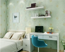 beibehang Classic non-woven wallpaper relief warm pastoral bedroom living room study TV wall 3d wallpaper papel de parede tapety beibehang thick version of the vertical striped wallpaper warm living room bedroom pastoral non woven tv background wallpaper