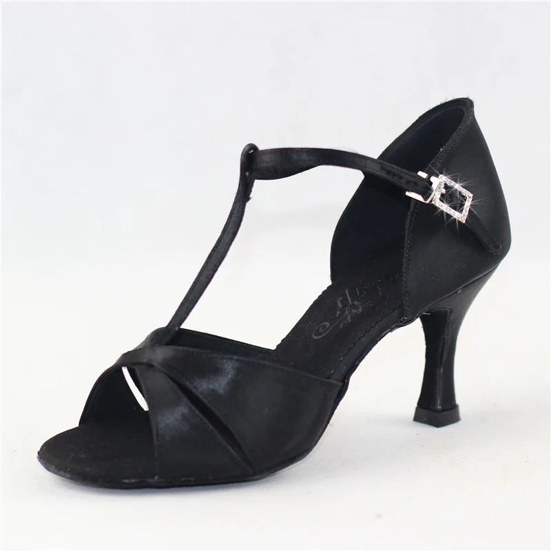 Women Dancesport BD Dance Shoes 2358 Black Ladies Latin Dance Shoes