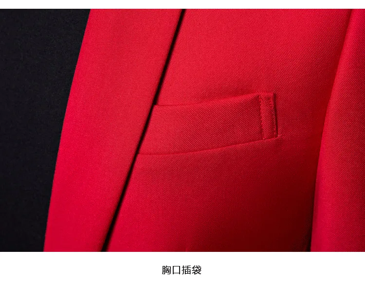 PYJTRL бренд мужской повседневный красный пиджак размера плюс 4XL Свадебный приталенный Мужской Блейзер Сценические костюмы для костюмы певцов Homme