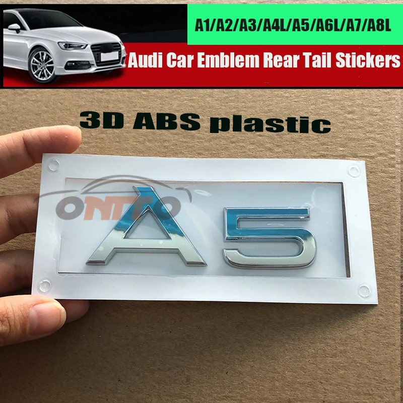 Тюнинг автомобиля эмблема Авто эмблемы 1 шт. для Audi A5 A6 A7 A8 хвост сзади загрузки