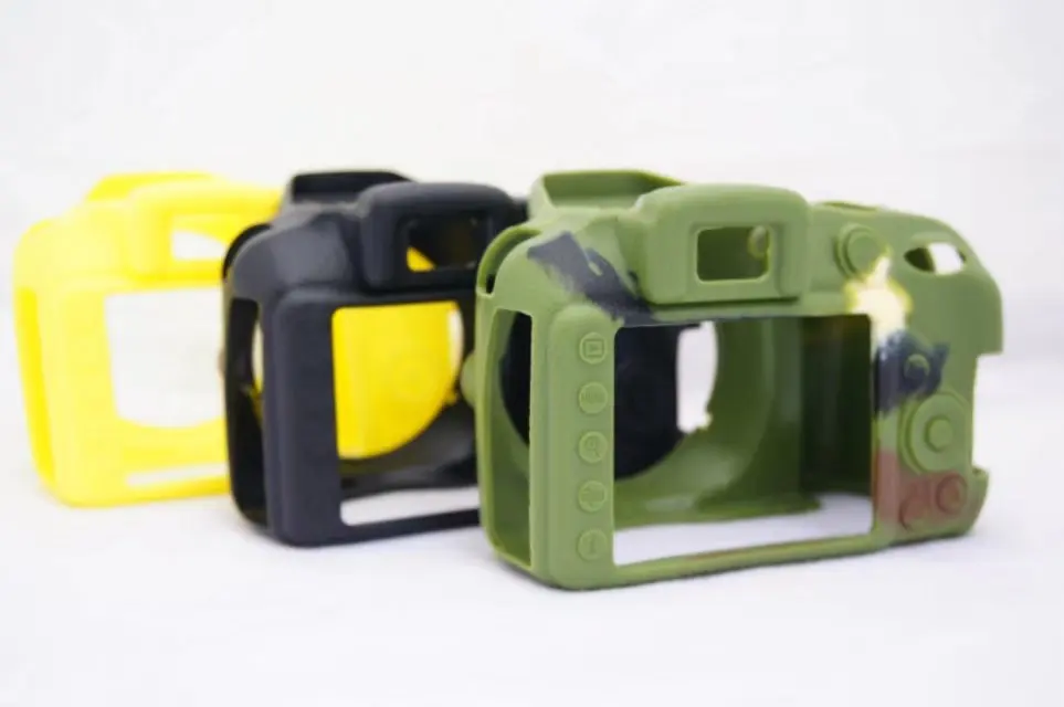 Bolsa de Vídeo para Câmera Dslr Capa de Borracha de Silicone Macio para Nikon D3300 D3100 D3200 D90 D610 D600 Acessórios para Câmeras Digitais - Image 2