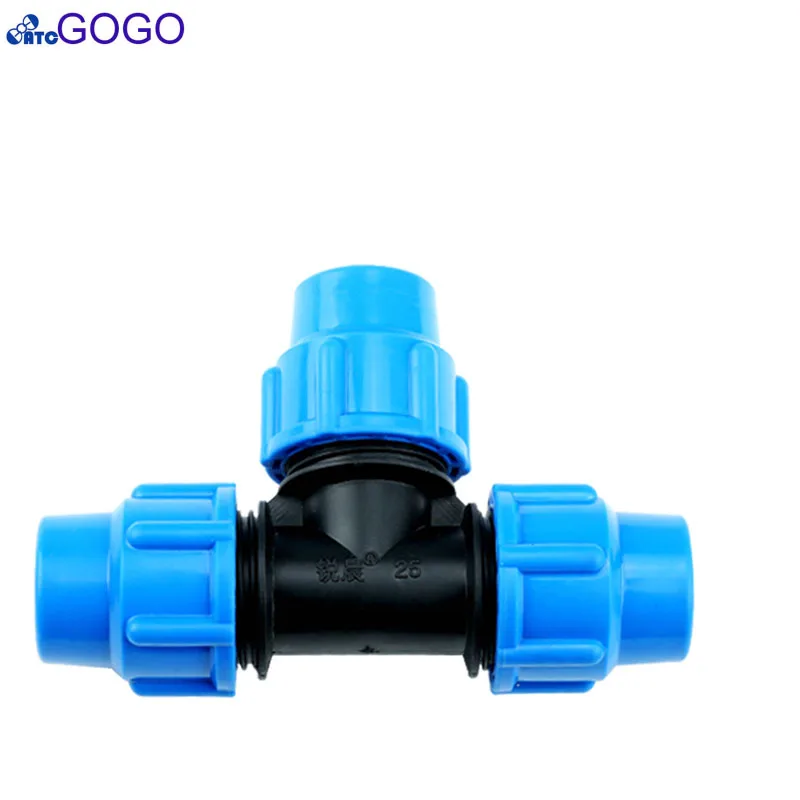 Watering & Irrigation Equipment PE TEE quick coupling fitting Plastic