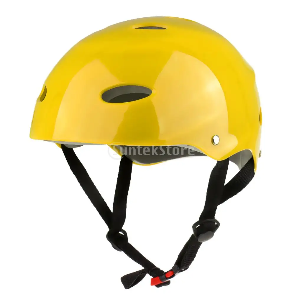 Lightweight Adjustable Water Sports Safety Helmet Hard Protection Hat for Wakeboard Kayak Canoe Surf Skate - All Sizes & Colors