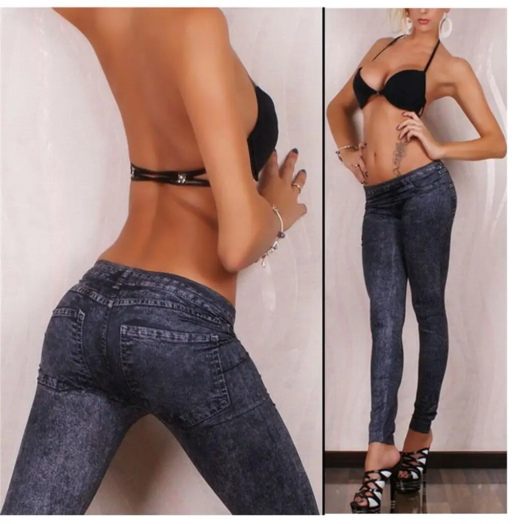 

Solid Work Out Leggings Gray Fashion Street Style Woman Leggings Trendy Super Deal Jeans Type Legging Jeans