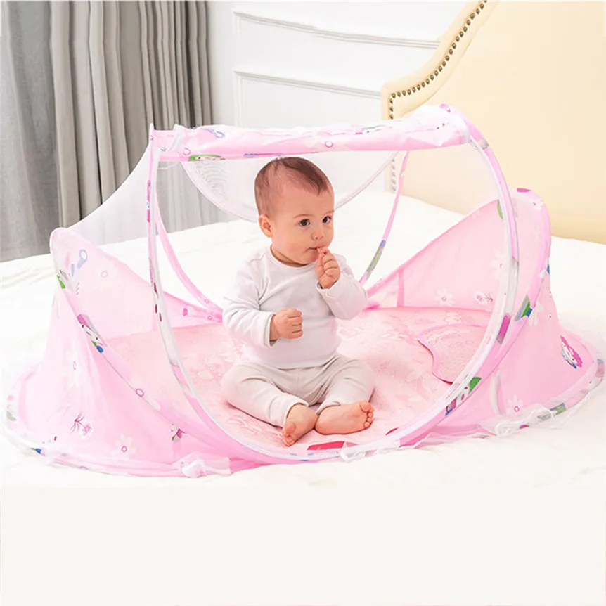 Baby Infant Portable Foldable Mosquito Tent Travel Infant Bed Crib New