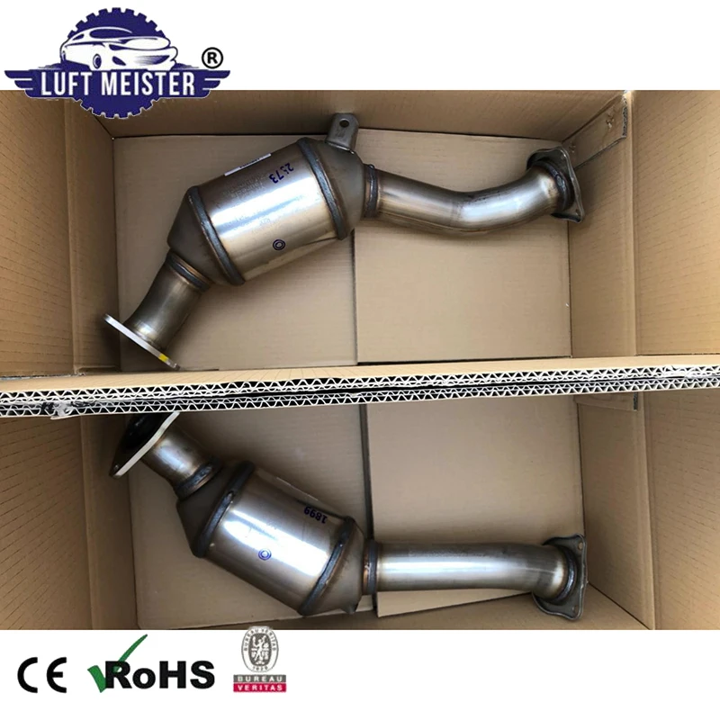 

Made in Germany Pair Front Catalytic Converter for Porsche Cayenne 3.0T V6 95811302171 95811302210