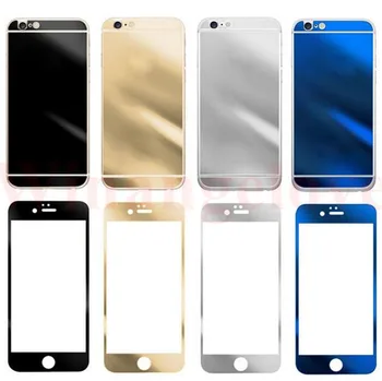 

Electroplating Mirror Effect Front+Back Tempered Glass Film Screen Protector For Iphone 6 Plus/7 7 plus / 8 / 8 plus X