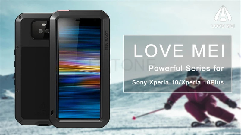 Полный корпус защитный чехол для sony Xperia 10 Plus 1 металлическая Броня+ Горилла стекло Прочный противоударный чехол для sony 10 Plus чехол 360