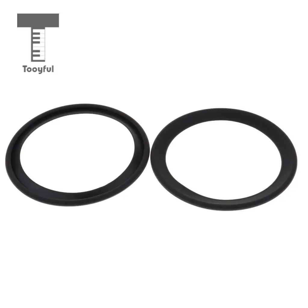 2pcs Saxophone Mute Ring Bell Protector Sax Silencer for Sax Parts Black