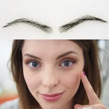 2018 Makeup Sets Maquillaje 03 Free Shipping Tattoo Eyebrows / Hand Made Human Hair Shaping/embroider Eyebrow/false Eyebrow