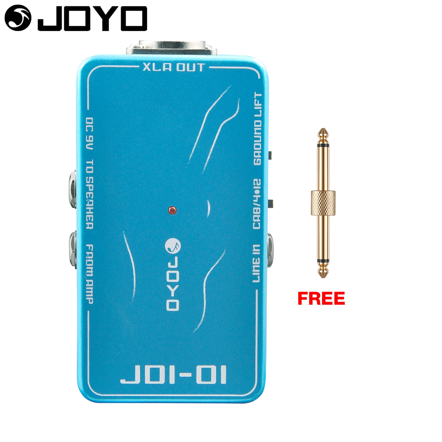 JOYO DI Box Electric Guitar Effect Pedal True Bypass Ground Lift Switch JDI 01 with Free