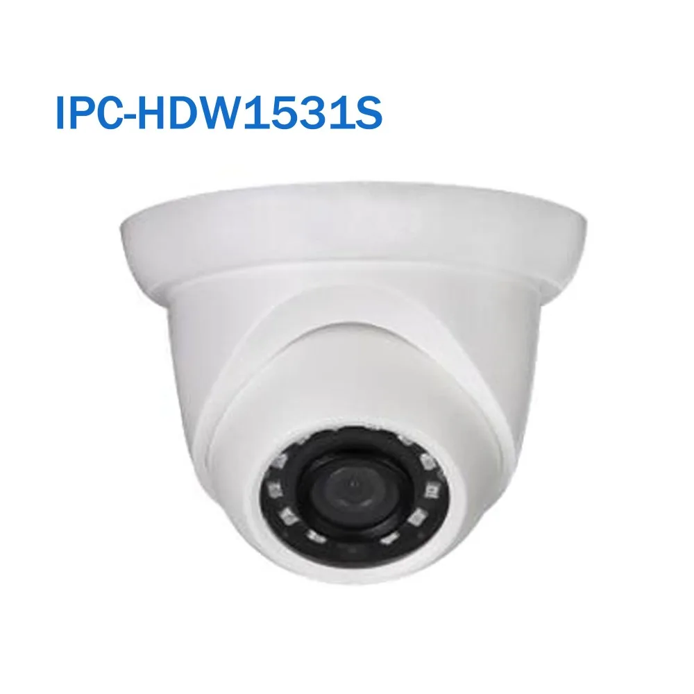 

DH Security Network IP Camera IPC-HDW1531S 5MP WDR IR Eyeball PoE Camera without Logo