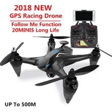 2018 GPS 5G WIFI FPV Brushless Racing RC Drone GW198 With 720P/1080P Camera GPS RTF Follow Me RC Quadcopter toy VS B2W X8PRO