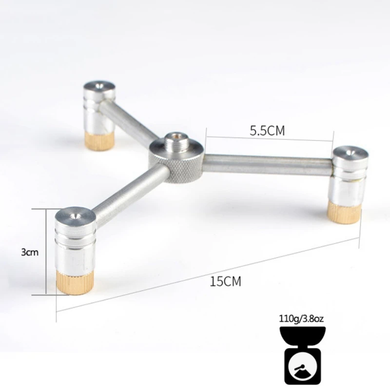 

Outdoor Camping Stove Fittings Conversion Head Triangle Multi-cylinder Connector Adaptor Camp Furnace Converter Connector