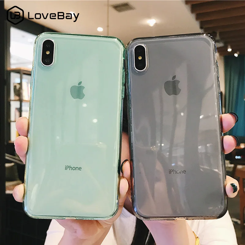 Силиконовый чехол для iPhone 11 11Pro Max X XS Max XR 7 6 6S 8 Plus, однотонные мягкие чехлы для пар