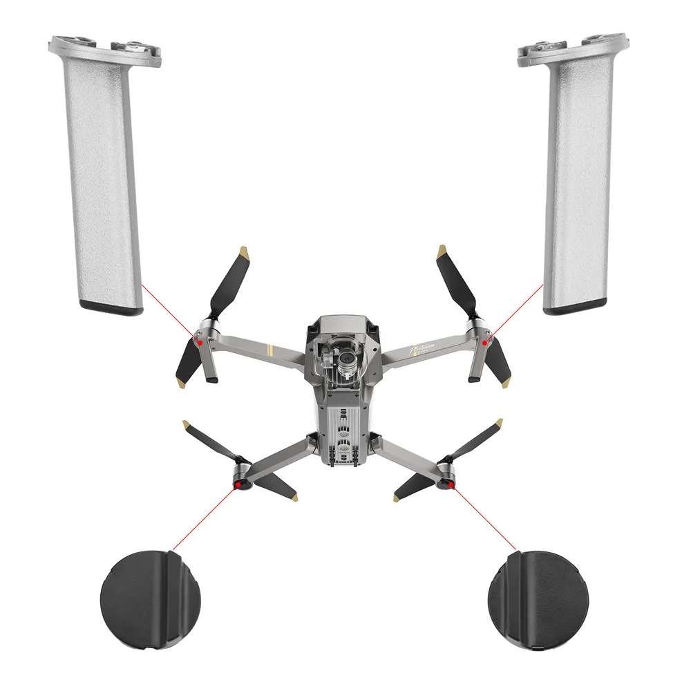 Сменный держатель переднего левого и правого шасси для DJI Mavic Pro Drone, аксессуары для дрона, набор для увеличения высоты