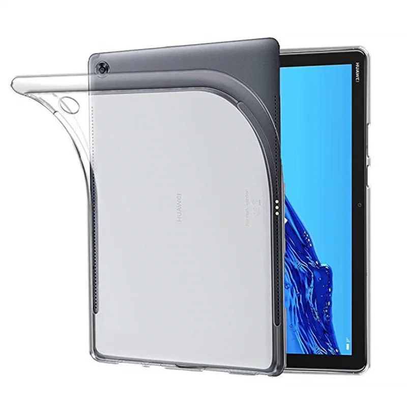 Для Huawei MediaPad M5 Lite 10 BAH2-L09 чехол из прозрачного силикона мягкий TPU для BAH2-W09 |