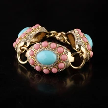 Горячая Распродажа, ювелирные изделия, Модные преувеличенные женские браслеты-шармы, массивные богемные большие браслеты, аксессуары