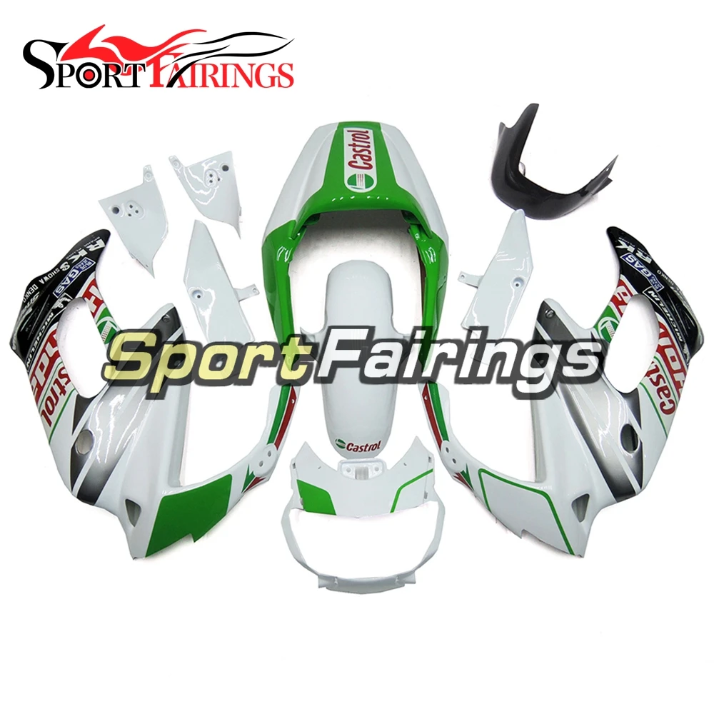 Full Fairing Kit For Honda VTR1000F 1997 - 2005 98 99 00 01 02 03 04 05 ABS Plastic Motorcycle Bodywork White Green Cowlings | Автомобили