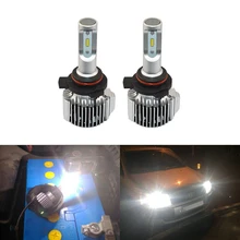 6000K White 72W 8500Lm/Set Car Headlight Front Replacement Led Bulbs 9012 HIR2 D-Series 880 881 H1 H3 H13 H15 Universal Use