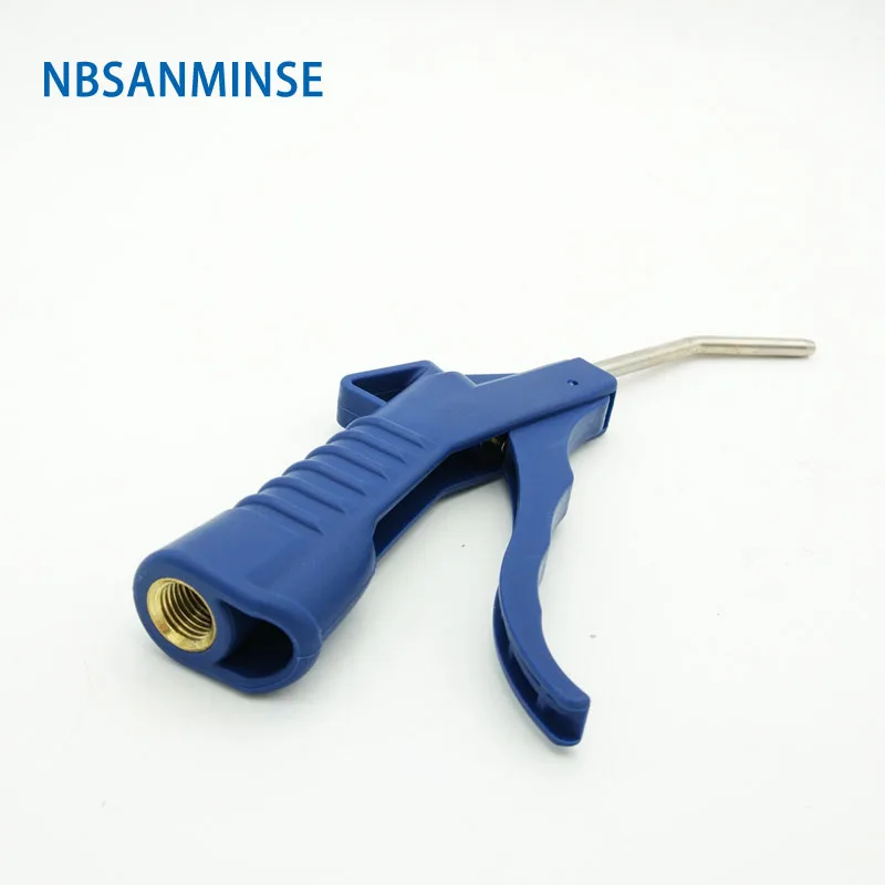 

1/4 Blue Plastic Blowing Dust Gun Grip Gun Remove Airbrush Air Compressor Pipe Easy Confined Spaces Blow Convenient Tool Sanmin