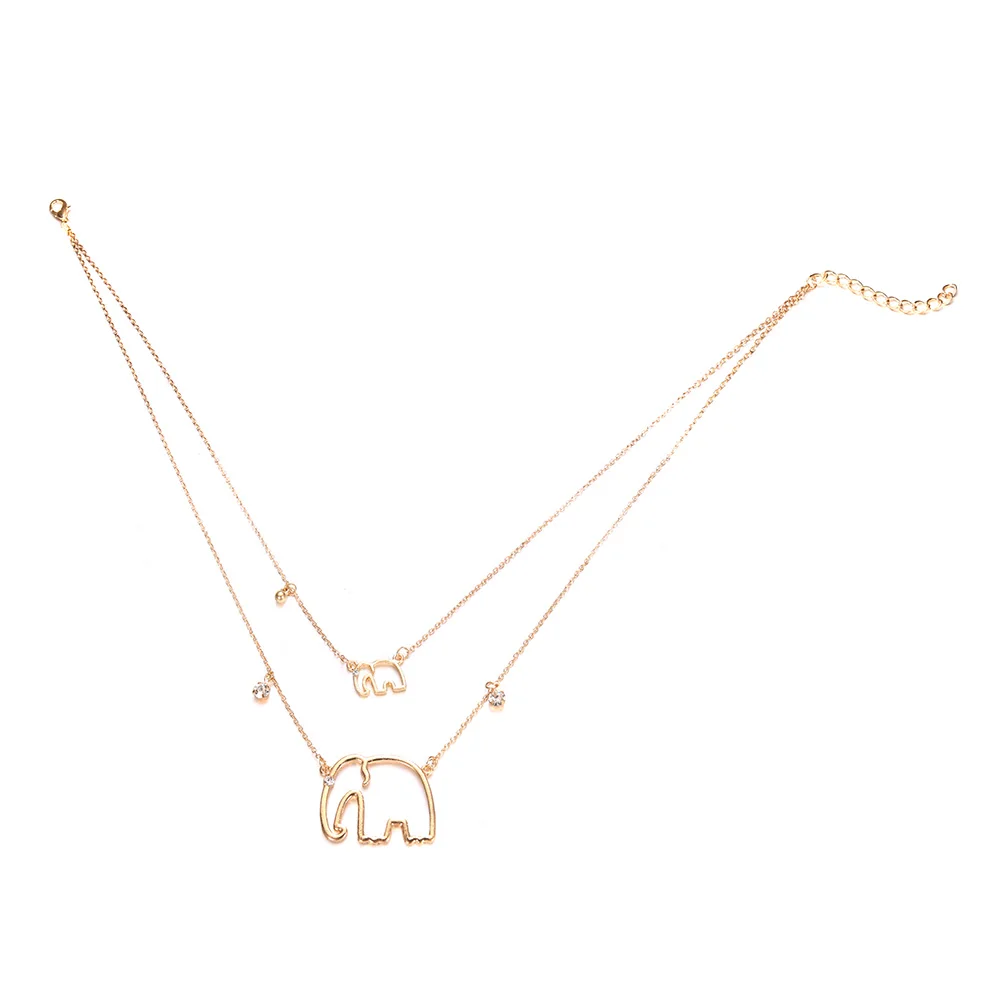Multilayer-Collier-Femme-cadena-De-oro-Origami-elefante-colgante-Collares-para-las-mujeres-Collares-Largos-De (1)