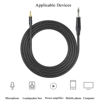 

3.5mm To 6.35mm Audio Cable Male-to-male PVC Earphone Gamepad Line Cord