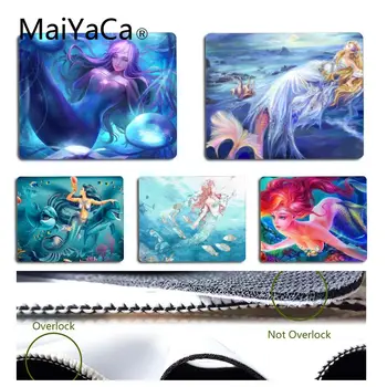 

MaiYaCa Non Slip PC Funny Mermaid DIY Design Pattern Game mousepad Size for 18x22cm 25x29cm Rubber Mousemats