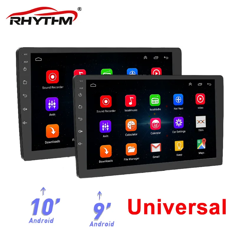 

10 & 9 Inch Universal 2G+16G 2din Android 8.1 Car Radio 1080P touch GPS Navigation Bluetooth 4.0 WIFI AM/FM SWC USB Mirror Link