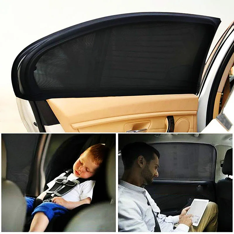Weill Hsu Black Gauze Car Window Curtain Shade Net Sunshade Cover Prevent Ultraviolet Dust Mosquitoes S M L XL Large Size Weill Hsu Black Gauze Car Window Curtain Shade Net Sunshade Cover Prevent Ultraviolet Dust Mosquitoes S M L XL Large Size