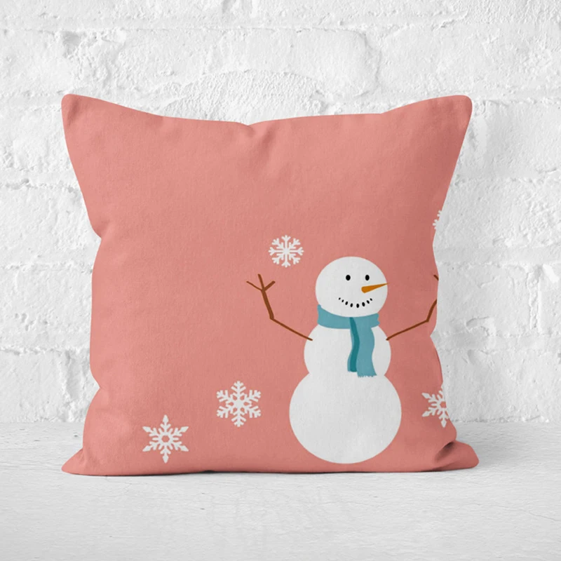 Рождество 45x45 Чехлы для декоративных подушек чехол и cojines decorativos para диван в