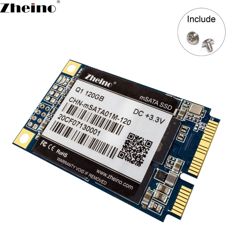 Zheino mSATA 16 GB 30 GB 32 GB 60 ГБ, 64 ГБ и 120 ГБ 128 GB 240 GB 256 GB SSD 6 ГБ/сек. Internal Solid State Drive MLC жесткий диск для ноутбуков