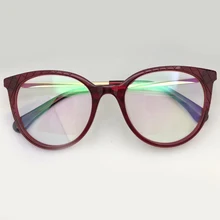Очки для близорукости оправа с упаковочной коробкой Oculos Feminino круглые оправы для очков высококачественные винтажные модные очки оправа