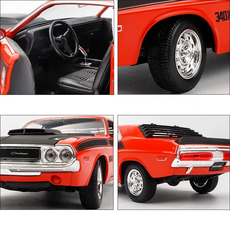 Высокое качество 1:24 Dodge Challenger сплав модель автомобиля расширенная коллекция и