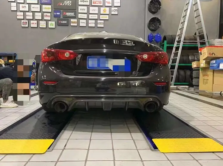 Для Infiniti Q50 обвес спойлер- для Infiniti Q50 мазки сзади задний спойлер переднего бампера Диффузор защитные бамперы