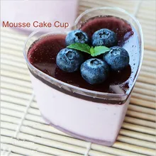 Пластик; желеобразная масса креманка чашки с крышками одноразовые чашки для торта Свадебная чашка торт прозрачное покрытие PS Еда Класс 20 шт