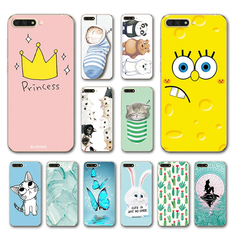 

Various Dark Phone Case Cover For Huawei Y6 2018 Superman Silicone Case For Huawei Honor 7A Covers Honor 7 A Cases Y6 2018 5.7"